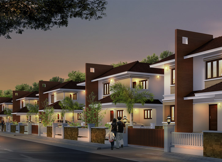 Villas in Kottayam - GRAND AQUA Puthuppally